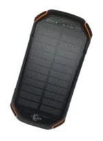 Сонячний повербанк 30000 mAh з бездротовою та швидкісною зарядкою, ліхтарик (світло, стробоскоп, режим поліція) - Зображення 3