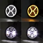 Універсальні світлодіодні led фари 7 дюймів Led DRL лід фари - Зображення 8