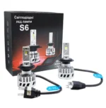 Світлодіодні лампи з цоколем H7, модель S6 8000Lm 5000K
