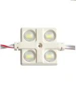 Світлодіодний модуль 4SMD із розсіювачем 12V 3.7*3.7 см Білий