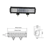 Світлодіодна балка, додаткова фара, led люстра прожектор 24 LED 5D 30см Білий - Зображення 2
