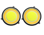 Дневные ходовые вогни, круглые 88мм Белый Жёлтый. ДХО з поворотом (комплект 2шт) - Зображення 5