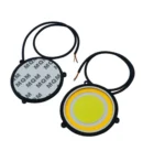 Дневные ходовые вогни, круглые 88мм Белый Жёлтый. ДХО з поворотом (комплект 2шт) - Зображення 4