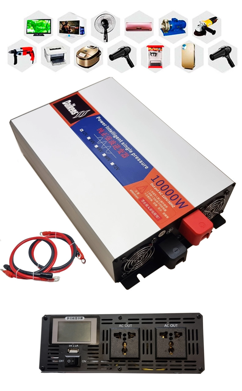 4231915371_peretvoryuvach-naprugi-iz Перетворювач напруги із чистим синусом. Інвертор 10000W Daikens - Зображення 1