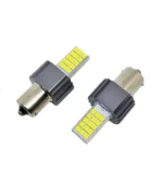 Світлодіодна лампа з цоколем BA15s P21W 1156 30 SMD 3030 Біла з обманкою
