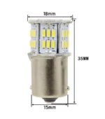 Світлодіодна лампа з цоколем 1156 54SMD 3014 12V Білий - Зображення 8