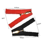 Затискачі акумуляторні крокодили 150А набір надміцна ізоляція - Зображення 2