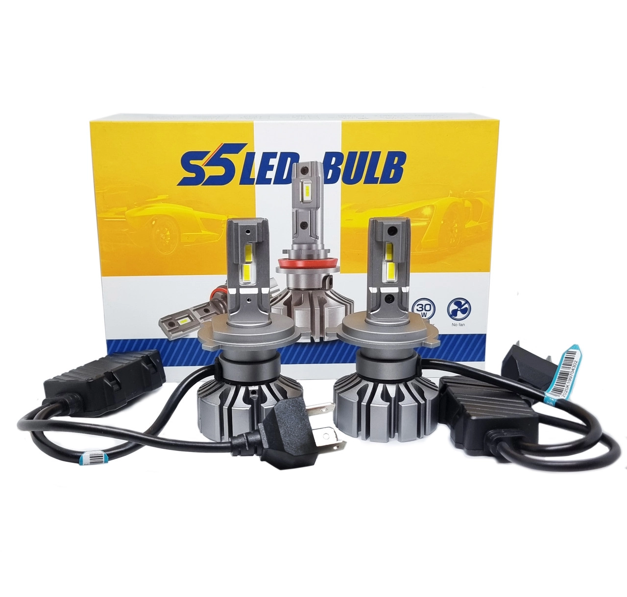4243543653_avtomobilni-svitlodiodni-lampi Автомобільні світлодіодні лампи із цоколем H4 S5 Led Bulb - Зображення 1