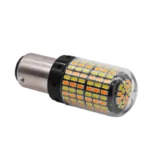 Двоколірна світлодіодна лампа з цоколем BAY15d P21W/5 168 SMD 3014 12V Білий Жовтий - Зображення 6