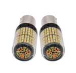 Двоколірна світлодіодна лампа з цоколем BAY15d P21W/5 168 SMD 3014 12V Білий Жовтий - Зображення 3