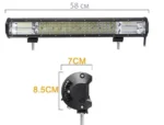 Світлодіодна балка, додаткова фара 108 LED 324W Комбінована - Зображення 3
