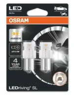 Автомобільні світлодіодні лампочки Osram P21W  LEDriving ED 1.3W BA15S LEDriving SL 7506 DYP-02B - Зображення 4