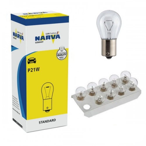 4289201968_galogenna-lampa-narva Галогенна лампа Narva P21W 12V BA15S 17635 - Зображення 1
