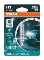 Галогенная автолампа Osram H1 12V 55W P14.5s Cool Blue Intense Next Gen +100% 64150CBN-01B