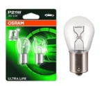 Галогенні лампи Osram Ultra Life P21W BA15s 12V 21W 7506ult02b - Зображення 4
