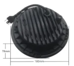 Світлодіодна фара 7 дюймів УАЗ, Нива, ВАЗ, Jeep, Nissan, Land Rover, Hummer Комплект (2шт) - Зображення 3