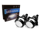 Комплект універсальних бі лед лінз 3 дюйми. Bi Led лінзи 3.00 H1 9005 9006 H4 H7 H11 LED 100W 30000Lm А3