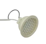 Led лампа з акумуляторними затискачами та гачком, лампа від автомобільного акумулятора 12V - Зображення 3