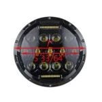 Универсальные светодиодные светодиодные фары 7 дюймов Led DRL светодиодные фары ближний-дальний + габарит ПРЕМИУМ РАДИАТОР - Зображення 4