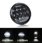 Универсальные светодиодные светодиодные фары 7 дюймов Led DRL светодиодные фары ближний-дальний + габарит ПРЕМИУМ РАДИАТОР - Зображення 3
