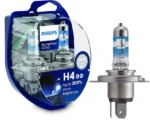 Галогенна автолампа PHILIPS H4 RacingVision 12342RGTS2 GT200 +200%