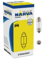 Галогенна лампа Narva C10W 12V 10W SV8.5 17316