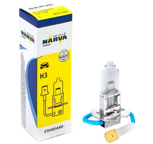 4349857182_galogennaya-lampa-narva Галогенная лампа Narva 48321 H3 12V 55W PK22s - Зображення 1