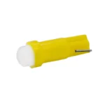 Світлодіодна лампа Т5 (W1,2W W2x2,6d) COB 12V Жовта - Зображення 2