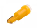 Світлодіодна лампа Т5 (W1,2W W2x2,6d) COB 12V Жовта - Зображення 3
