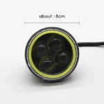 Світлодіодна додаткова фара 4 Led з ДХО 8см кругла - Зображення 2