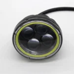 Світлодіодна додаткова фара 4 Led з ДХО 8см кругла - Зображення 5
