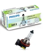 Галогенна автолампа Philips H11 LongLife EcoVision 12362LLECOС1 картон 12V 55W