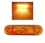 Світлодіодний габаритний ліхтар 9 SMD Жовтий 88x25x14mm 1шт.