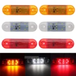 Світлодіодний габаритний ліхтар 9 SMD Жовтий 88x25x14mm 1шт. - Зображення 4