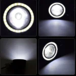 Світлодіодна додаткова фара для квадроцикла, мотоцикла, мопеда, автомобіля з ангельськими очима - Зображення 4