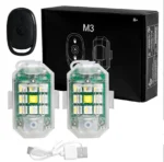 Світлодіодний ліхтар, що попереджає стробоскоп, бездротова лампа для авто, велосипедів і мотоциклів RGB