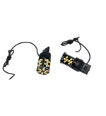 Світлодіодна лампа 7440 T20 W21W W3x16d 44SMD 3030 з обманкою Білий Жовтий - Зображення 2