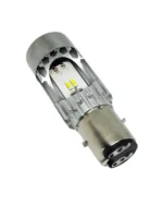 Світлодіодна лампа LED Motorcycle цоколь BA20d 12 SMD CSP 12V 20W 3200Lm для мотора мопеда скутера Біла