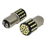 Світлодіодна лампа з цоколем 1157 (BAY15d P21/5W) 54 SMD 3014 12V Біла з драйвером