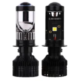 Комплект світлодіодних лінз з активним охолодженням Y10 BI-LED H4 mini 70W 16000Lm 6000К 9-16V - Зображення 3