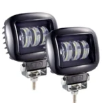 Світлодіодна балка (додаткова фара) K5130F 45W 3 лінзи метал Преміум Ближнє Біле світло - Зображення 3