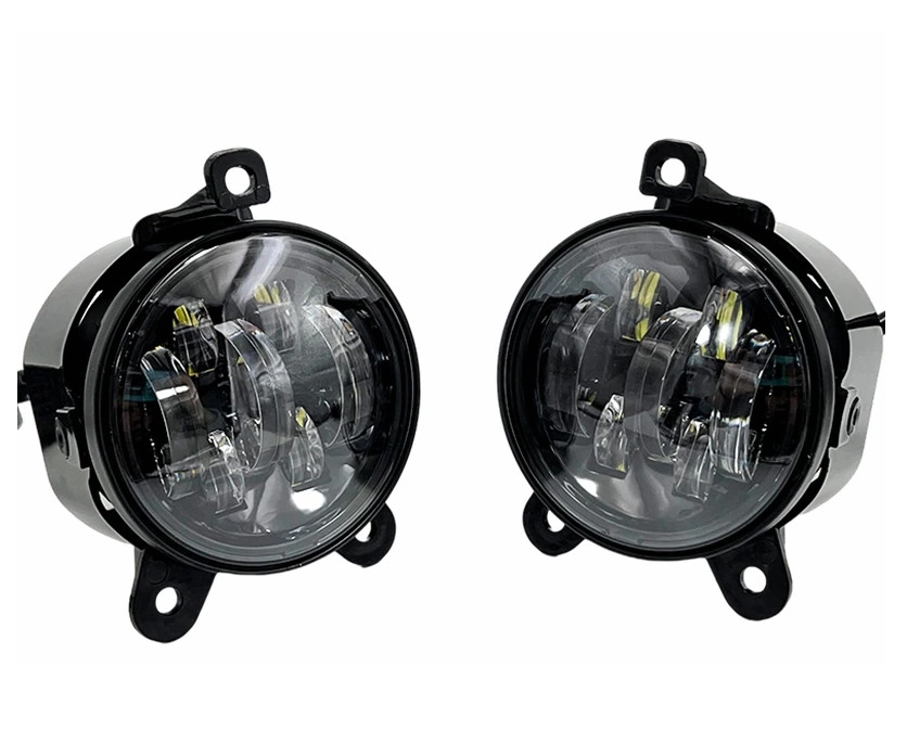 4537127211_svitlodiodni-protitumanni-fari Світлодіодні протитуманні фари Led ПТФ ВАЗ 2170-2173 Лада Пріора, Priora, Газель, Granta 90мм 7 лінз Білі - Зображення 1