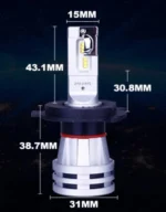 Автомобільні світлодіодні лампи з цоколем H4 PHILIPS 12 LED 12-24V 24W 11342U3101X2 - Зображення 6