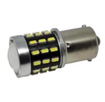 Світлодіодна лампа з цоколем 1156 BA15s P21W 54 SMD 3014 12V Біла з драйвером - Зображення 3