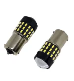 Світлодіодна лампа з цоколем 1156 BA15s P21W 54 SMD 3014 12V Біла з драйвером ПРЕМІУМ - Зображення 3