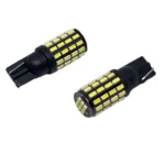 Світлодіодна лампа Т10 (W5W) 54 SMD 3014 з драйвером 12V Білий - Зображення 4