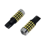 Світлодіодна лампа Т10 W5W 54 SMD 3014 12V Біла з лінзою і драйвером - Зображення 3