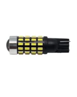 Світлодіодна лампа Т10 W5W 54 SMD 3014 12V Біла з лінзою і драйвером - Зображення 4