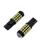 Світлодіодна лампа Т10 W5W 54 SMD 3014 12V Біла з лінзою та драйвером ПРЕМІУМ - Зображення 6