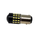 Світлодіодна лампа з цоколем 1157 (BAY15d P21/5W) 54 SMD 3014 12V Біла з лінзою і драйвером ПРЕМІУМ - Зображення 5